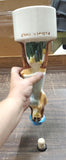 Vtg EMPTY 1968 Royal Enfield Flower Child & Hippie Porcelain Liquor Decanters