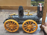 Vtg Empty 1969 Train Dewitt Clinton Famous First Jim Beam Black & Gold Decanter
