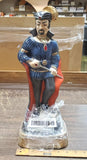 Vtg EMPTY 1979 Jim Beam Mephistopheles Decanter W/Base & Music Box Regal China