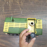 Yellow caboose Jim Beam decanter Orig Box Train RR Railroad Advertising whiskey