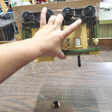 Yellow caboose Jim Beam decanter Orig Box Train RR Railroad Advertising whiskey