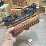 Vtg Jim Beam Railroad Decanters EMPTY JB Turner Barrel Car Caboose Wood Freight
