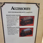 Vtg Jim Beam Railroad Decanters EMPTY JB Turner Barrel Car Caboose Wood Freight