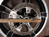 Pair Enforcer Mag Wheels Harley Bagger FLHX 3.50 x19 5.00x16 W Rotors Glide King