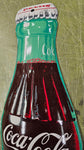 VINTAGE COCA-COLA BOTTLE THERMOMETER NIB 3-D BAR RESTAURANT KITCHEN NOS 17"