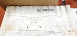 BERKELEY'S CESSNA "180" PLANE 4-7-FOR .035 TO .049 ENGINES-36" Instructions Only