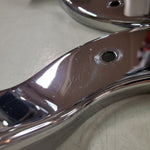 Chrome Fender Struts Harley Softail 1989-1999 Heritage Fatboy Touring FXST Pair