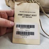 McRae Footwear hot weather army combat tactical Vibram tan boots size 7.5 N ???