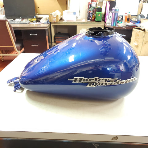 Gas Tank Harley Touring Ultra Classic FLHX Road Street Glide 2008^ Big Blue Pear