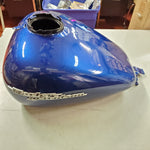 Gas Tank Harley Touring Ultra Classic FLHX Road Street Glide 2008^ Big Blue Pear