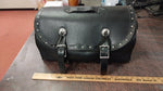 Harley-Davidson black leather Sissy bar bag luggage case