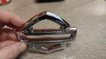 Chrome CVO Gas Tank Emblems Badges Stickers Harley Davidson Bar Shield 3 1/2" Pr