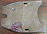 Vtg Chrome Seat Frame Cover Pan Panhead Shovelhead Buddy FLH Glide Trim Harley