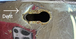 Vtg Chrome Seat Frame Cover Pan Panhead Shovelhead Buddy FLH Glide Trim Harley