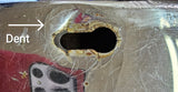 Vtg Chrome Seat Frame Cover Pan Panhead Shovelhead Buddy FLH Glide Trim Harley