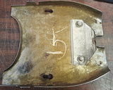 Vtg Chrome Seat Frame Cover Pan Panhead Shovelhead Buddy FLH Glide Trim Harley