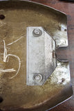 Vtg Chrome Seat Frame Cover Pan Panhead Shovelhead Buddy FLH Glide Trim Harley