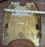 Vtg Chrome Seat Frame Cover Pan Panhead Shovelhead Buddy FLH Glide Trim Harley