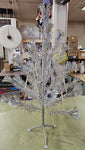 VTG Made In USA The Sparkler Pom-Pom Aluminum Christmas Tree 3 feet 25 branches