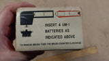 Battery Operated Automatic Shoe Brush Lot No # 7053 Vintage Tested Cleaning Boot