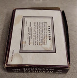 Vintage 1940s Hershey Milk Chocolate Carboard Box Only Candy Collectible PA USA