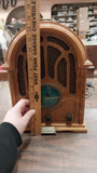 Thomas Collectors Edition Radio w/ Cassette AM/FM Tested Works Wood Table Mantle