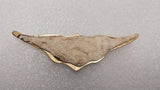 Small Harley Gold Eagle Wings Emblem NOS Battery Cover Sissybar Bar Shield Vtg