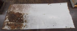 Vtg Gulftane Metal Gasoline Pump Sign Rectangle 35x16 Oil Company Advertisemen