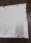 Vtg Gulftane Metal Gasoline Pump Sign Rectangle 35x16 Oil Company Advertisemen