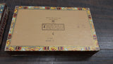 2 Vintage Cigar Empty Boxes Collectible Canariad'oro 1892 & EL ROI-Tan Storage