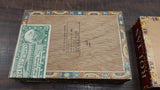 2 Vintage Cigar Empty Boxes Collectible Canariad'oro 1892 & EL ROI-Tan Storage