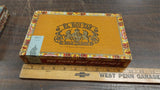 2 Vintage Cigar Empty Boxes Collectible Canariad'oro 1892 & EL ROI-Tan Storage