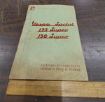 Vespa Sprint 125 150 Super Spare Parts Book Catalog OEM 1960's Piaggio Vintage