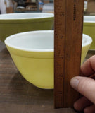 Vintage Pyrex Set of 3 Mixing Bowls Ovenware #401 402 403 Made in USA Kitchen