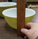 Vintage Pyrex Set of 3 Mixing Bowls Ovenware #401 402 403 Made in USA Kitchen