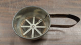 Vintage Metal flour Sifter MPLS 1950's Hand Squeeze Kitchen Utensils Baking Work