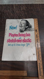 1961 Vintage 16x11 Cardboard Poster Women Playtex Living Bra Advertisement Latex