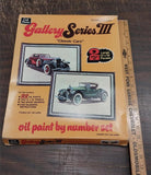 Vtg Craft Masters Gallery Series lll 12136 Classic Cars 1976 General Mills Paint