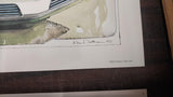 Set of 4 Vintage Ken Dallison 1982 Pictures 1968 Hust/Olds 1969 Pontiac GTO Auto