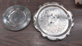 Pair Silver Plated Plates 1970 Steubenville Ohio Tri State 18-20 Yard Runner Up
