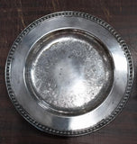 Pair Silver Plated Plates 1970 Steubenville Ohio Tri State 18-20 Yard Runner Up