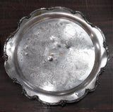 Pair Silver Plated Plates 1970 Steubenville Ohio Tri State 18-20 Yard Runner Up