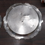 Pair Silver Plated Plates 1970 Steubenville Ohio Tri State 18-20 Yard Runner Up