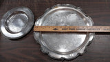 Pair Silver Plated Plates 1970 Steubenville Ohio Tri State 18-20 Yard Runner Up