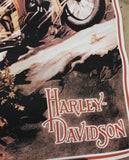 Vintage 30x24 1920's Touring Cruising Harley Davidson Poster Motorcycle Art
