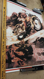 Vintage 30x24 1920's Touring Cruising Harley Davidson Poster Motorcycle Art