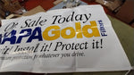 72X36 Nappa Gold Fillers Banner Poster Auto Parts On Sale Advertisement Poster
