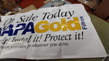 72X36 Nappa Gold Fillers Banner Poster Auto Parts On Sale Advertisement Poster