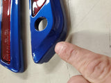 New T/O 2014 ^ Harley Touring Saddlebag Latches Hinges Covers 90200448 90200449