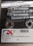 New Chrome Trans to Motor Mount Screws 1999^ Dyna 2000^ FLT ST Kustomwerks 05014